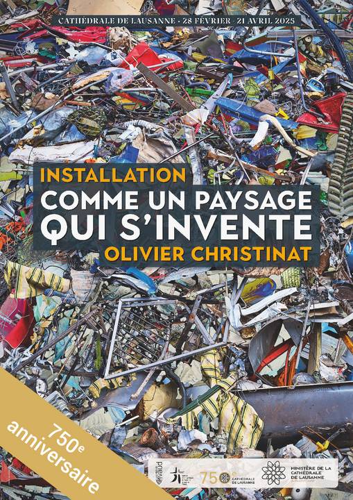 Affiche de l'exposition de Olivier Christinat