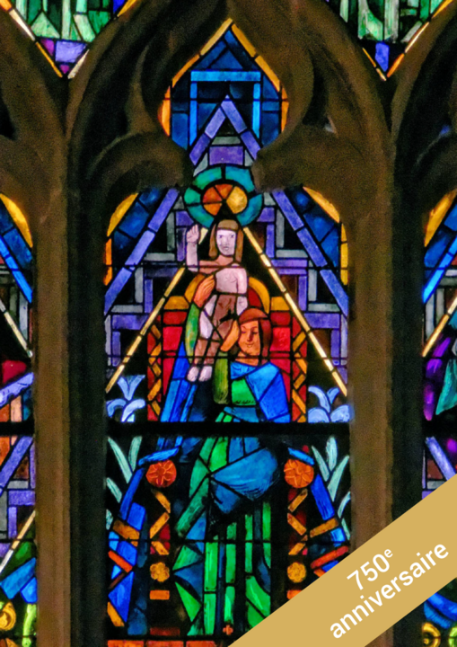 Photo des vitraux de la cathédrale de Lausanne