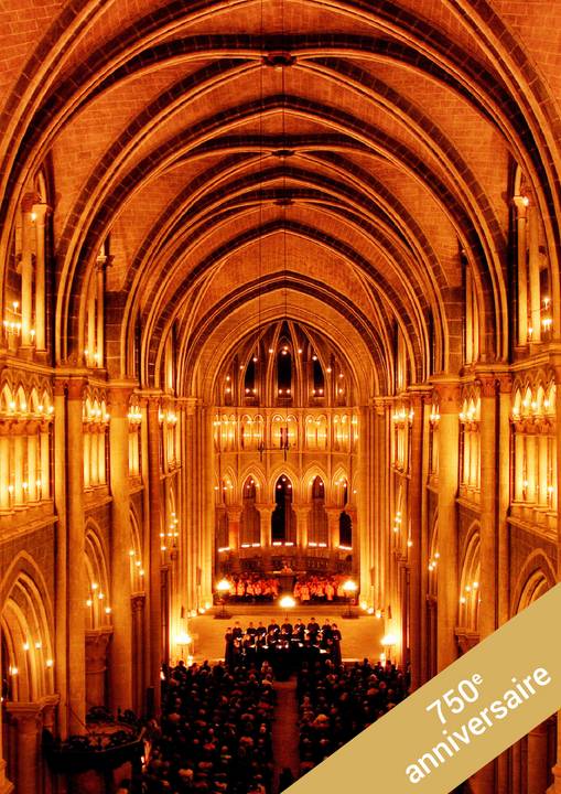 Photo du concert de Beethoven dans la cathédrale de Lausanne